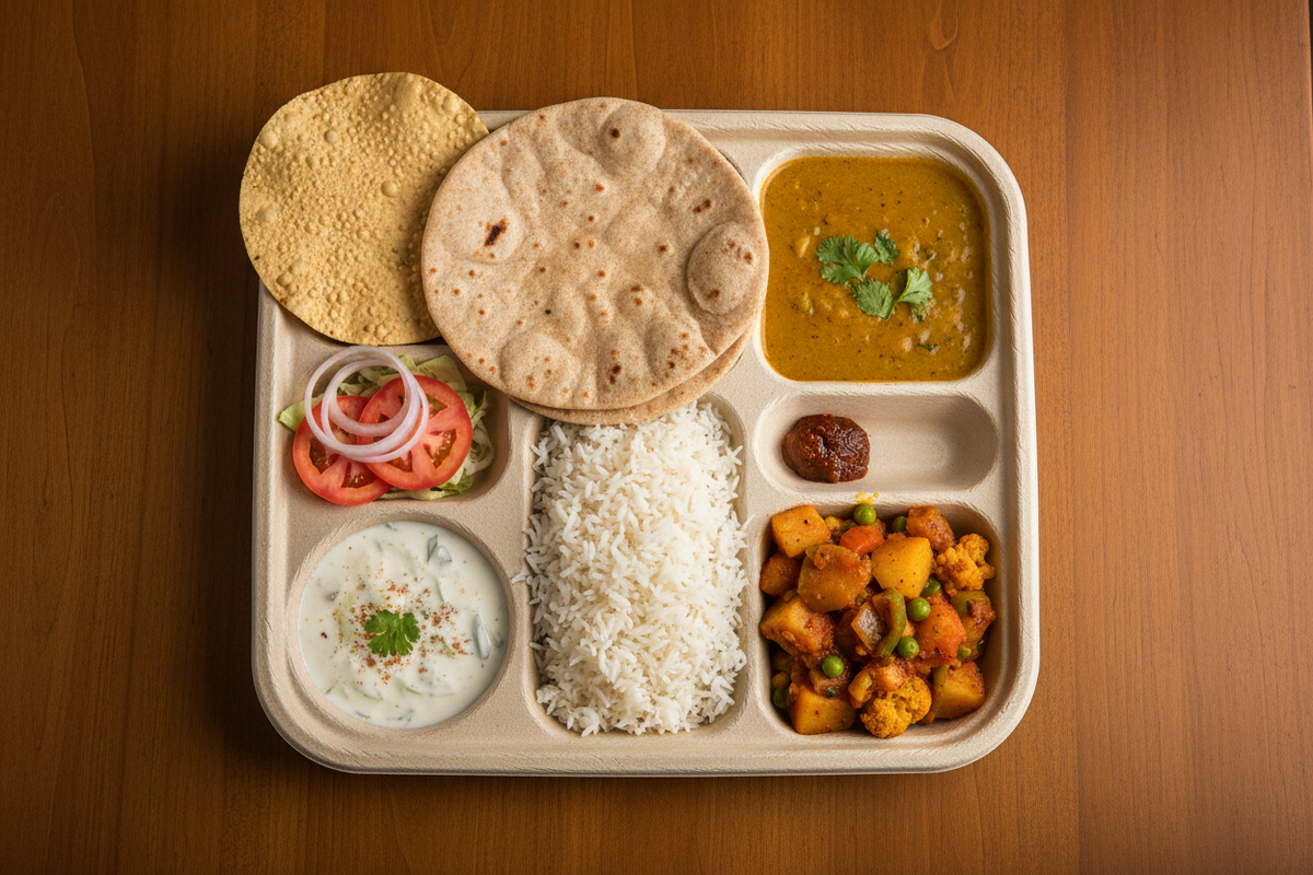Compartment Meal Tray - Rectangle